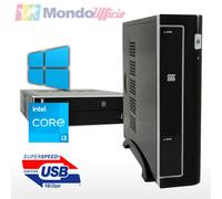 PC Computer Slim ITX Intel i3 10100 - Ram 16 GB - SSD M.2 1 TB - Windows 10/11