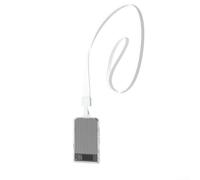 PC Custodia Protettiva con Supporto Magnetico & Tracolla per Plaud Note/Note Pro AI Dittaphone Custodia Antiurto in Policarbonato Trasparente (Grigio)