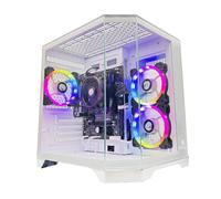 PC da gioco Avanzato - AMD Ryzen 3 3200G, Radeon Graphics, RAM 8 GB, SSD 480 GB, Windows 11 Pro, WiFi, Bianco - Nouvo