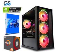 PC Da Gioco Veloce AMD Ryzen 5 4500 16GB RAM RTX 3050 512GB M.2 Windows 11 Wi-Fi