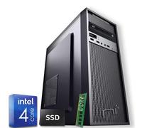PC Desktop assemblato intel QuadCore 8gb ram DDR4 SSD 480gb Windows 10 Pro WIFI
