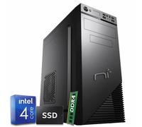PC DESKTOP COMPUTER FISSO INTEL QUAD CORE RAM 8GB SSD 240 GB DVD/WIFI ASSEMBLATO