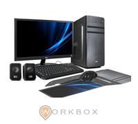 PC DESKTOP INTEL I3 WIN10PRO WIFI 1TB 8GB DVD HDMI MONITOR 22" TASTIERA MOUSE ..