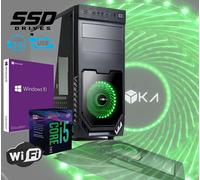 Pc Desktop INTEL I5 Win 10 PRO ATX USB 3.0 PSU 600W 8GB SSD 240GB HDMI WIFI DVD