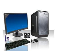 PC DESKTOP INTEL QUAD CON LICENZA WINDOWS 10 PROFESSIOANAL 64 BIT ORIGINALE/ WIFI 725 /HD 500GB /RAM 8 GB DDR3 /MONITOR 19 LED/KIT TASTIERA E MOUSE USB E CASSE USB 2.0 SPEAKER/ENTRATE HDMI-DVI-VGA/USB 3.0,2.0,AUDIO,VIDEO,LAN/RW-DVD/PC FISSO COMPLETO , UFFICIO,CASA,SCUOLA, SOCIAL NETWORK