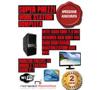 PC DESKTOP INTEL QUAD CORE RAM 8GB/1TB/WIFI/MONITOR TAST-MOUSE CASS OFFERTISSIMA