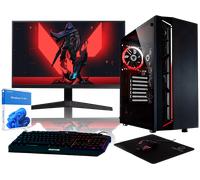 PC fisso BEASTCOM Q3 AMD Ryzen 3 8GB 512GB SSD Vega 8-core Windows 11 Monitor 24