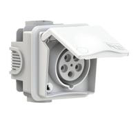 Pce 885-6v presa da incasso cee 16 a 5 poli 400 v