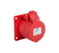 PC ELECTRIC 03312 Basi incasso diritte bassa tensione, Codice ora 6, IP44 - 16 a-3p + t-380/415 V