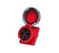 PC ELECTRIC 03852 Basi incasso inclinate bassa tensione, Codice ora 6, IP67 - 63 a-3p + t-380/415 V