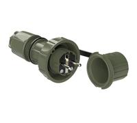 PC ELECTRIC 20051 U SPINA DI SICUREZZA ABS 250 V BRONZO-VERDE OPACO IP66
