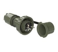 PC ELECTRIC 20051 U SPINA DI SICUREZZA ABS 250 V BRONZO-VERDE OPACO IP66