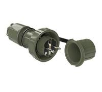 PC Electric 20051-u Spina di sicurezza ABS, PC 250 V Bronzo-verde (opaco) IP66