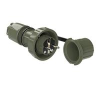 PC ELECTRIC 20051 U SPINA DI SICUREZZA ABS 250 V BRONZO-VERDE OPACO IP66