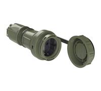 PC Electric 20251-u Presa di sicurezza ABS, PC 250 V Bronzo-verde (opaco) IP66,