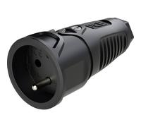PC Electric 2410-ss Presa di sicurezza Gomma 250 V Nero IP20