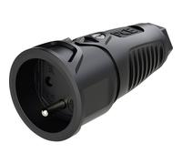 PC Electric 2410-ssc Presa di sicurezza Gomma 250 V Nero IP20
