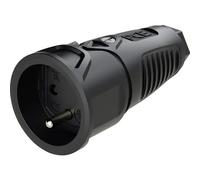 PC Electric 2410-ssc Presa di sicurezza Gomma 250 V Nero IP20
