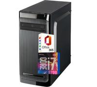 PC Fisso Desktop NUOVO pronto all'uso • Intel core i7-6700 • 32GB RAM DDR4 • 512 GB SSD • Windows 11 Pro • Office 365 • WiFi • DVD • Ideale per ufficio e attivita' professionali • Garanzia 2 anni