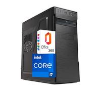 PC Fisso Desktop NUOVO pronto all'uso • Intel core i7-6th • 16GB RAM DDR4 • 512GB SSD • Windows 11 Pro • Office 365 • WiFi • DVD • USB 3.0 • Ideale per smartworking e ufficio • Garanzia 2 anni
