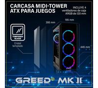 PC fisso GREED Mk2 Lite Intel Core i7-12700F 16GB 512GB SSD RTX 5060 Windows 11 Pro