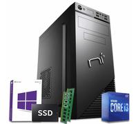 PC Fisso Intel i3-10100 16GB SSD 480GB Win10 Pro WiFi