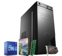 Pc fisso Windows 10 licenziato i3-10100 16gb ram ssd 240gb nvidia gt-1030 2 gb
