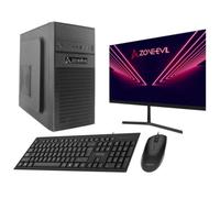 PC fisso ZONE EVIL Core Work Intel Core i3-14100 16GB 1TB SSD Intel UHD Graphics 730 Windows 11 Monitor 24" Tastiera Mouse