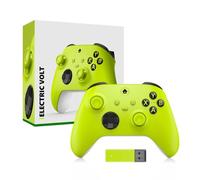 PC Gamepad Controller con 2.4 G Ricevitore Anti-skid Rocker Gaming Maniglia per PC Gamepad Accessori (yellow)