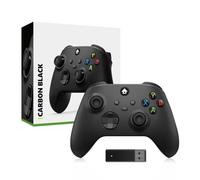 PC Gamepad Controller con 2.4 G Ricevitore Anti-skid Rocker Gaming Maniglia per PC Gamepad Accessori (black)