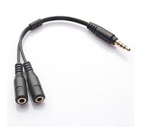 PC Gaming Headset Converter to PS4 / Xbox One Chat Adapter Cable - Turtle Beach, SteelSeries, Logitech, Sennheiser, Sades 3.5mm Male to 2 x 3.5mm Female-Gold Plated