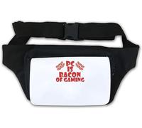 Pc is Bacon of Gaming Funny Gamers Graphic Design Marsupio Marsupio Bianco