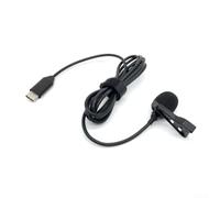 PC Lavalier Mic per Insta360 X5 per GO per ultra Black PC Lavalier | Suono ad alta fedeltà, voce chiara per la cattura, riduce il rumore di fondo, ideale per vlog e interviste
