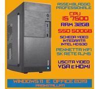 PC MB-H110 CPU i5-7500 Ram DDR4-32GB SSD500GB Wpen Windows 11 + Office 2019