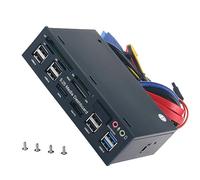PC Multifunzionale Cruscotto Media Pannello Frontale Audio, 5.25 pollici Nternal Card Reader PC Dashboard