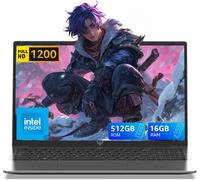 PC Portatile,16 Pollici Notebook 1920 1200 FHD Quad-Core N97 (Fino a 3.6Ghz),1