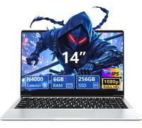 PC Portatile Win 11Pro OS, 14,1 Pollici Notebook Celeron N4000 Processor, PC Por