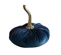 Pc Pumpkins 1 Decor Ripieno Fatto A Mano Con Morbido Velluto Zucca Super Home Decor Oggetti Design Scrivania Ufficio (Navy, One Size)