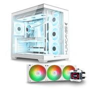 PC da gioco Racing Highlander D5 - Intel Core i9-12900KF, RAM 64 Go, M.2 2 To, RTX 5080, raffreddamento a liquido LCD da 360 mm, Windows 11 Pro, Wifi, PC Gamer - Nouvo