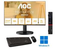PC Ricondizionato Computer Completo Lenovo M700 i5 Ram 16GB SSD 512GB WIN 11 24"