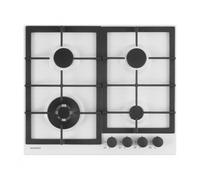 Piano Cottura A Gas Laccato Asphalt Da 60 Cm 4 Fuochi Griglie STR64TH43 Potenza 3800W Colore Bianco