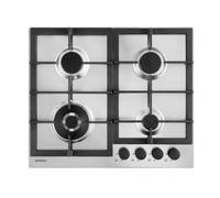 SCHOCK STR64THIX PIANO COTTURA DA INCASSO 60 CM 4 FUOCHI A GAS COLORE INOX