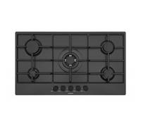 Schock STS955BK SILVER PC90 Piano cottura da 90 cm 5 fuochi gas, Colore nero opaco - In 2-3 settimane