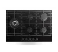 Piano cottura gas 5 zone CRYSTAL PC75 Black (75cm)