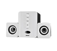PC Speaker Mini 2.1 Wired Combination Speaker Bass Music Player di Altoparlanti Subwoofer per Telefono PC Portatile(Black&White)