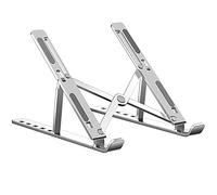 PC Square Supporto per computer portatile, supporto per computer portatile, supporto per tablet, 6 angoli, regolabile, in alluminio, ergonomico, pieghevole, compatibile con MacBook, HP, Dell, Lenovo e