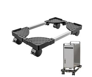 PC Ständer | CPU Ständer mit Rollen | Mobiler Halterungswagen für Computer Mainframe | Verstellbarer PC Halter für Home Office, Büro, Schreibtisch, leichter Transport