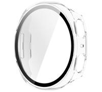 PC Tempering Glass Watch Cover per 8 40mm / 44mm / Classic Smartwatch All Around Copertura protettiva Bumper Housing Skin Screen Protector Frame Resistenza ai graffi Accessorio indossabile