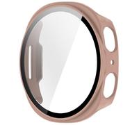 PC Tempering Glass Watch Cover per 8 40mm / 44mm / Classic Smartwatch All Around Copertura protettiva Bumper Housing Skin Screen Protector Frame Resistenza ai graffi Accessorio indossabile