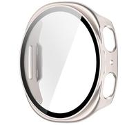 PC Tempering Glass Watch Cover per 8 40mm / 44mm / Classic Smartwatch All Around Copertura protettiva Bumper Housing Skin Screen Protector Frame Resistenza ai graffi Accessorio indossabile